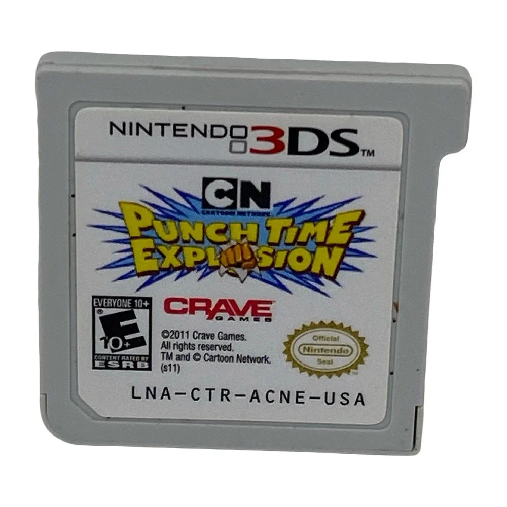 Cartoon Network Punch Time Explosion Nintendo 3DS Game Cartridge CTR-ACNE-USA